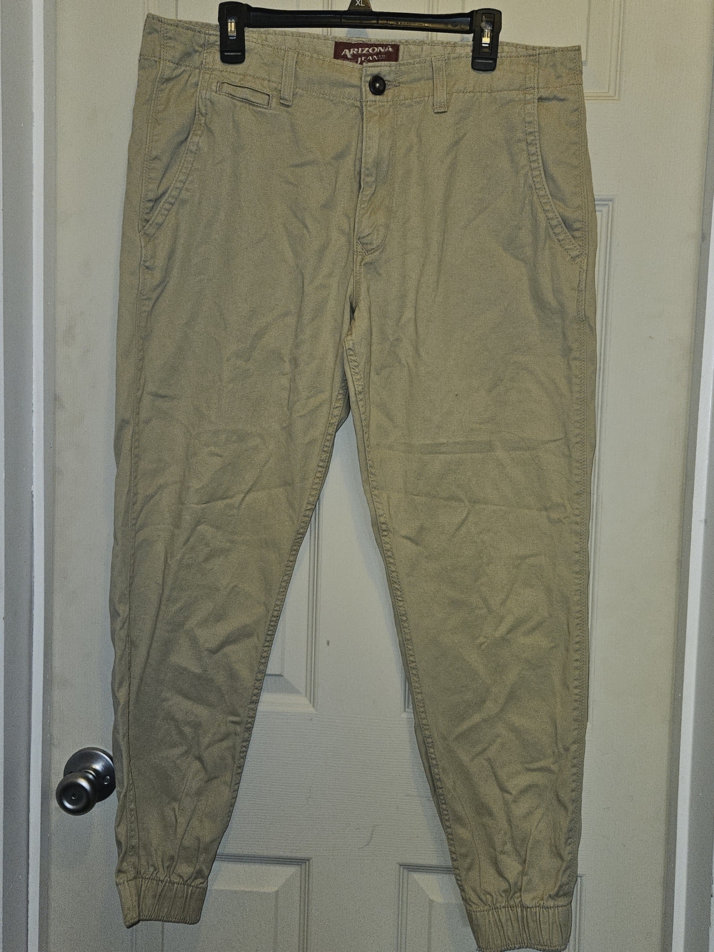Arizona Jean Company Tan Chino Jogger Pants